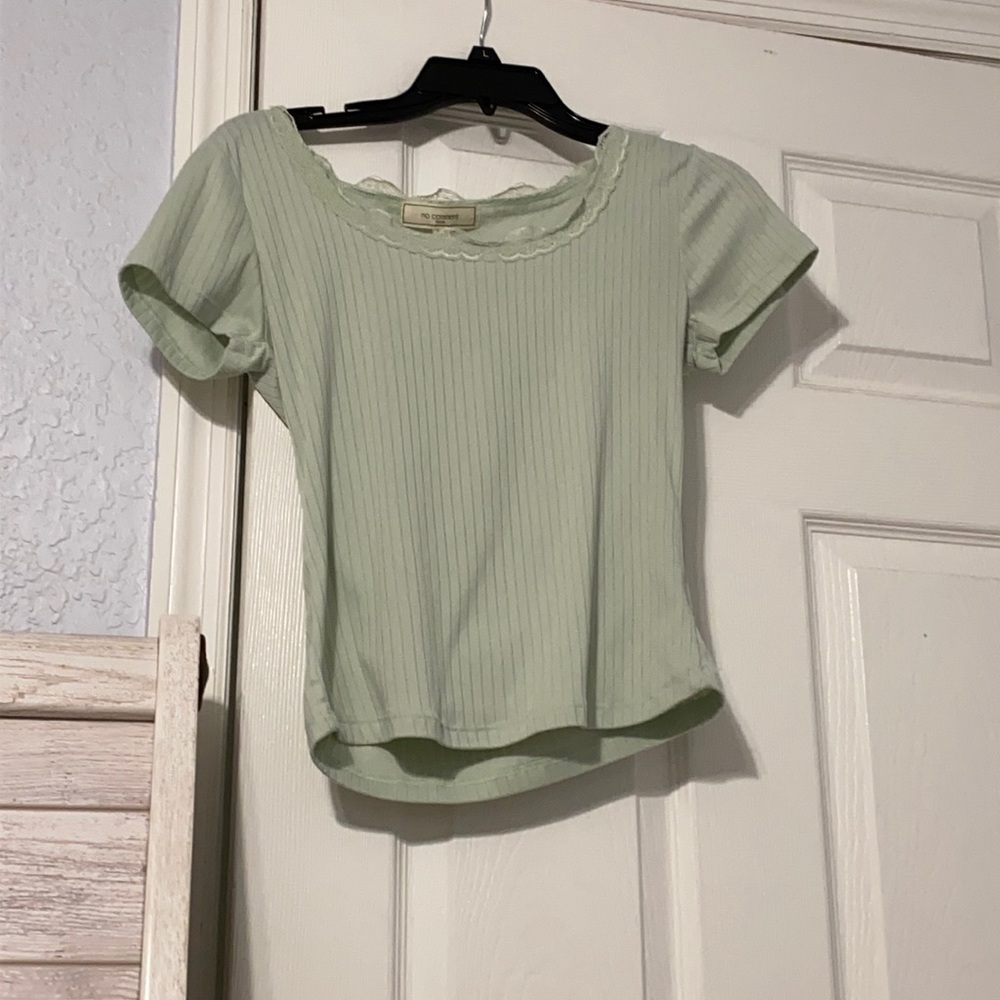 Mint green t shirt